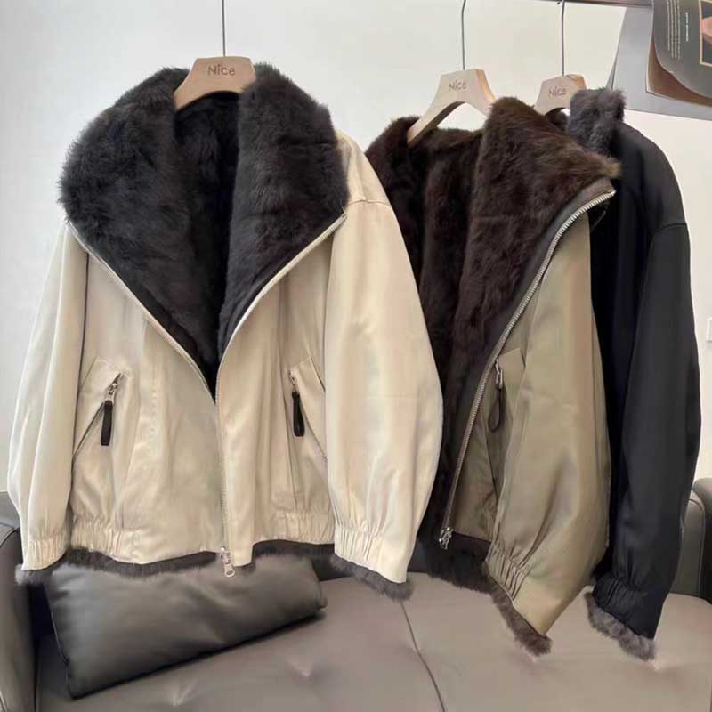 リバーシブルファーブルゾン(3colors)