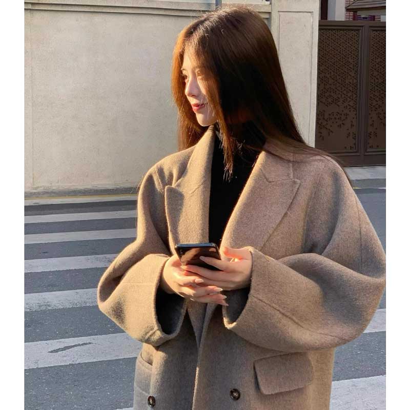 ダブルブレストチェスターコート(2colors)