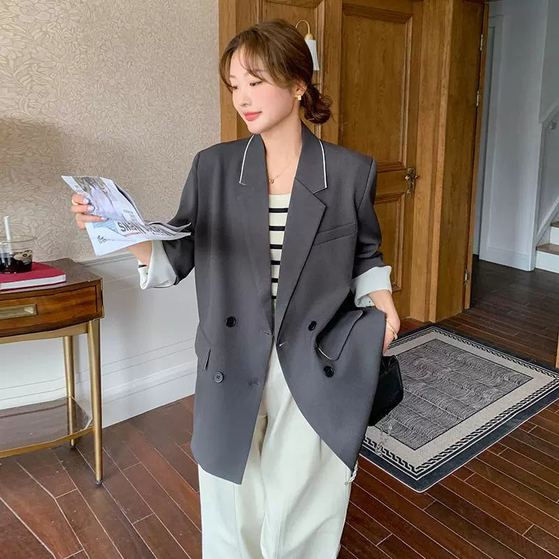 バイカラーラインテーラードジャケット