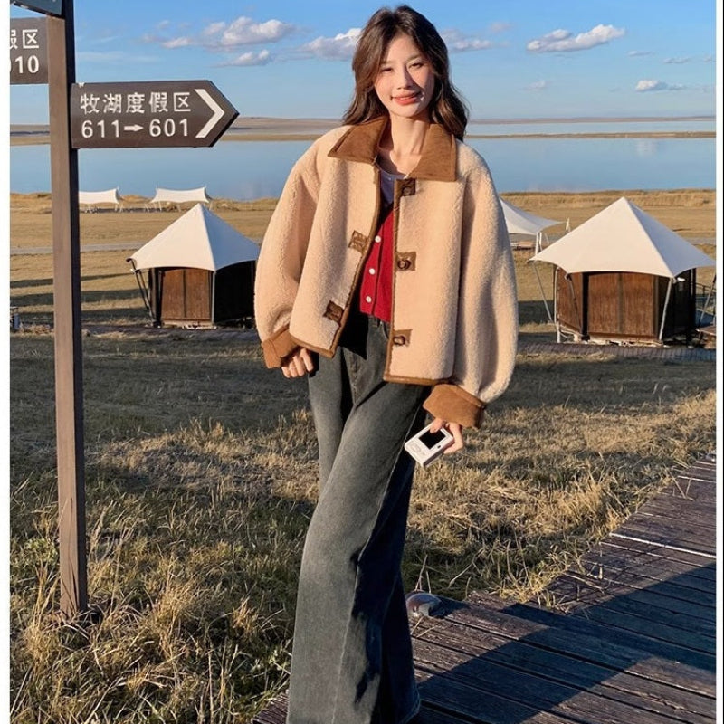 ボアブルゾンリバーシブルジャケット