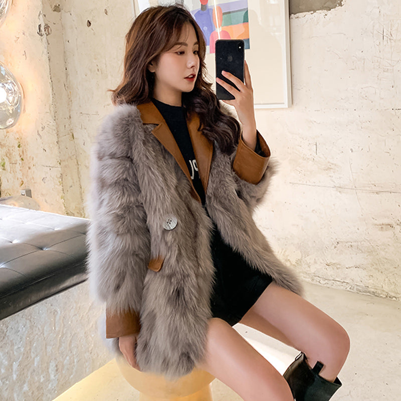 テーラードファーコート(3colors)