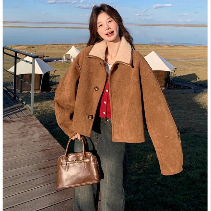 ボアブルゾンリバーシブルジャケット