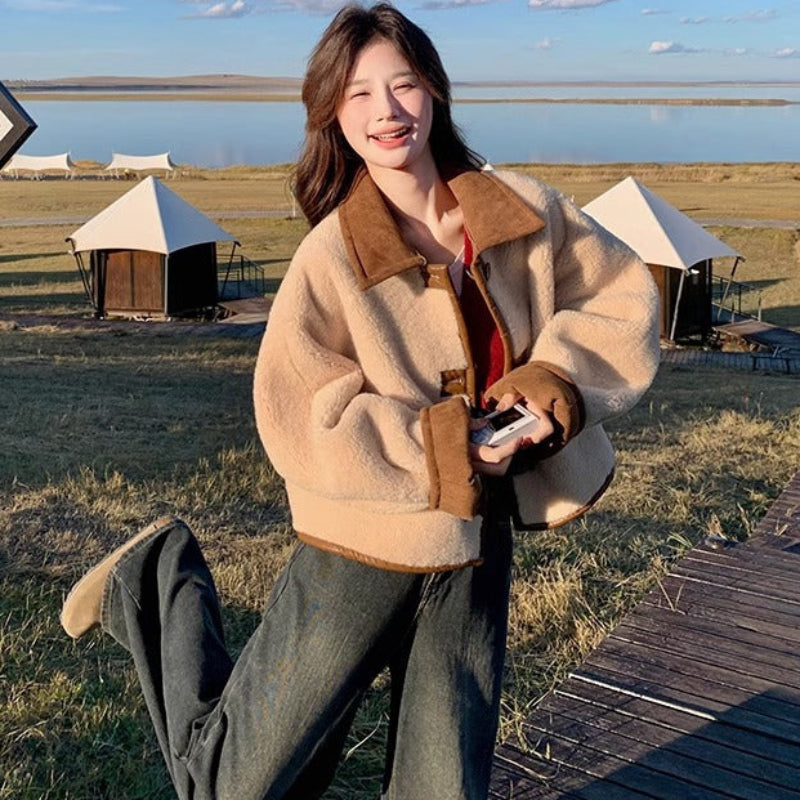 ボアブルゾンリバーシブルジャケット