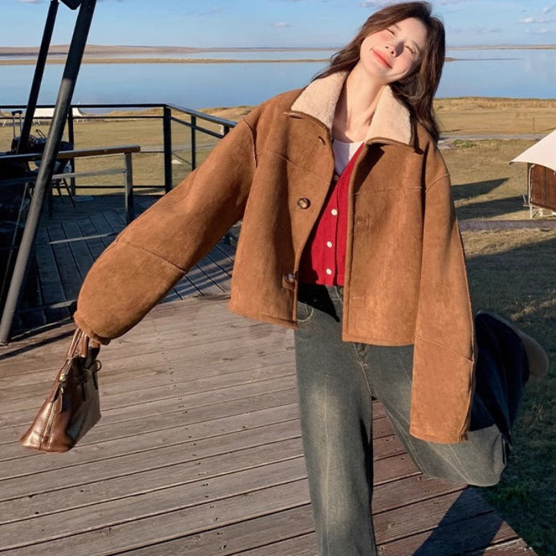 ボアブルゾンリバーシブルジャケット