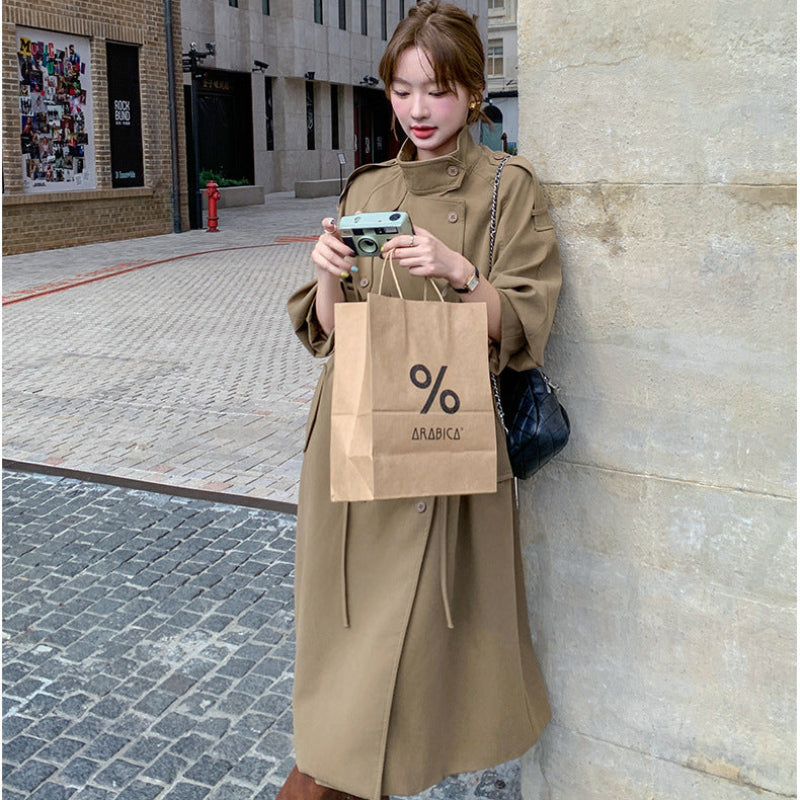 ウエストサイドドロストトレンチコート