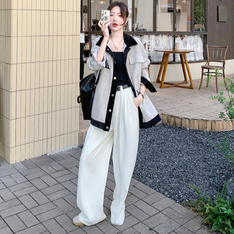 マニッシュバイカラージャケット