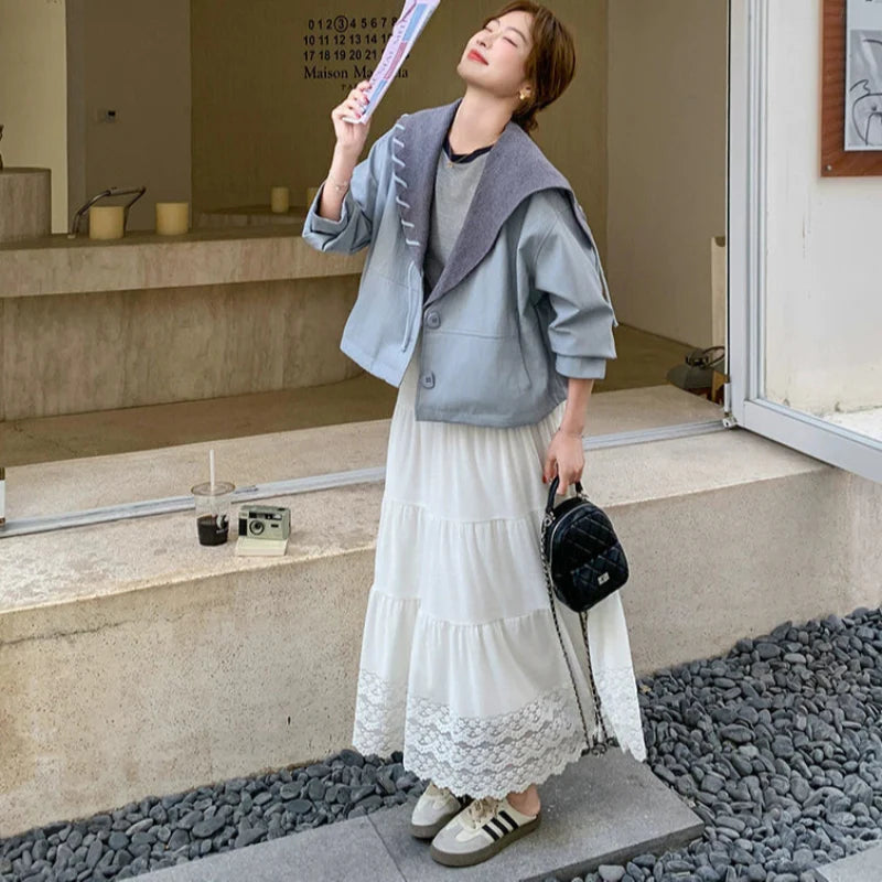 マリンカラーPUショートジャケット