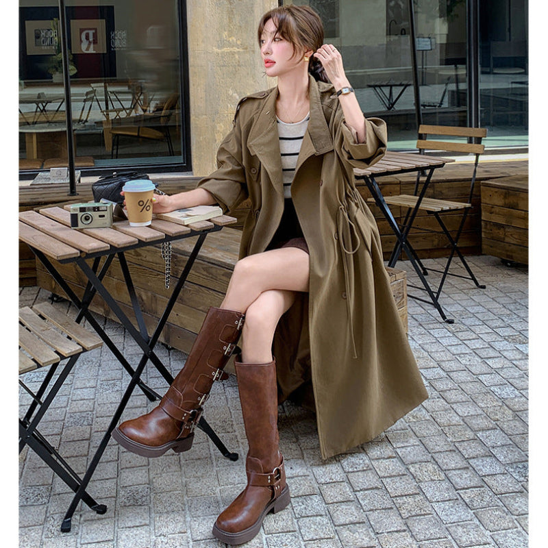 ウエストサイドドロストトレンチコート