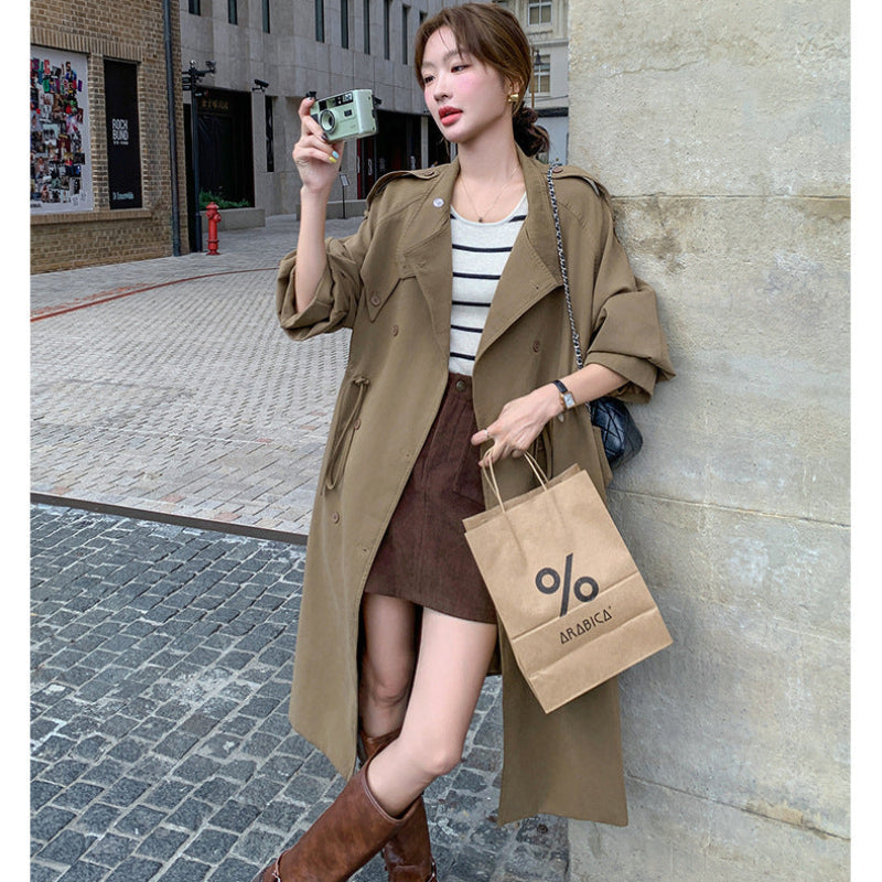 ウエストサイドドロストトレンチコート