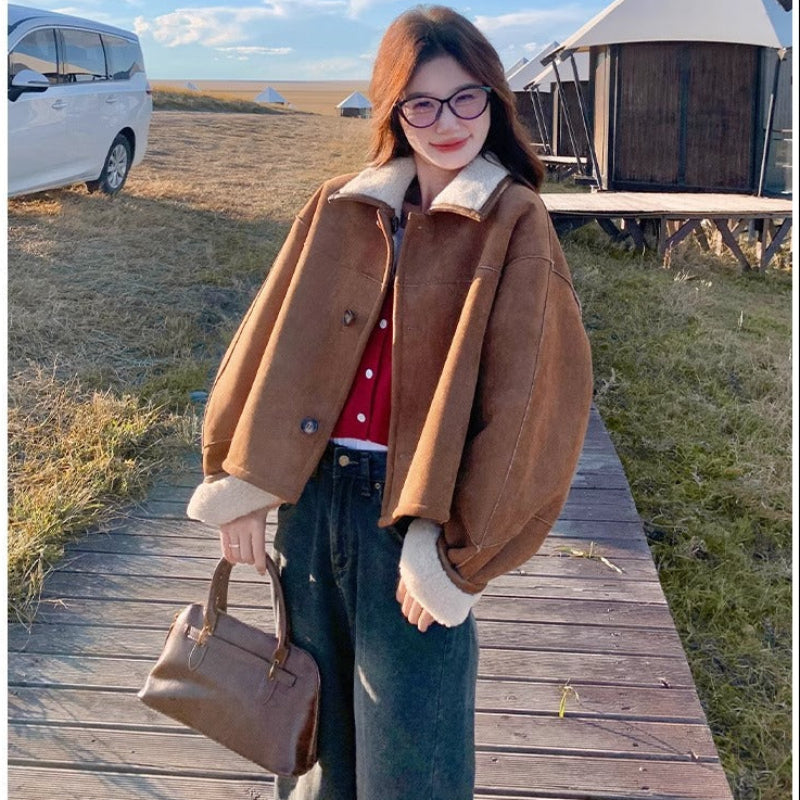 ボアブルゾンリバーシブルジャケット