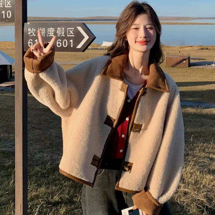 ボアブルゾンリバーシブルジャケット