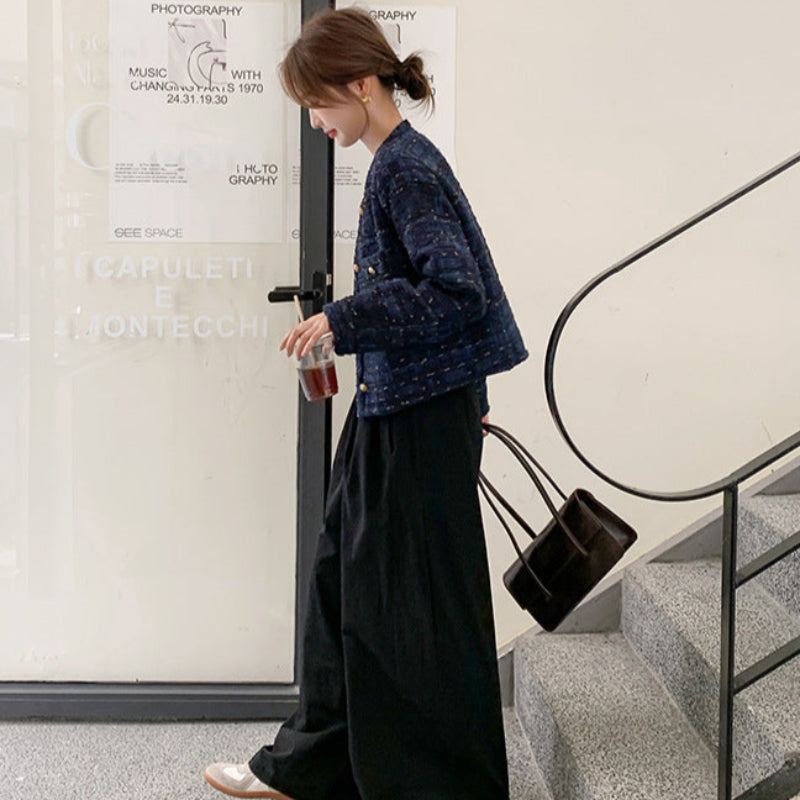 ネイビーツイードジャケット